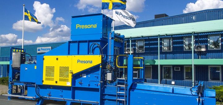 LP85-wflags Presona Baler